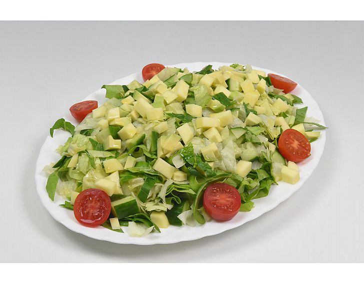 Salata verde tocata marunt cu mango si avocado 6 portii