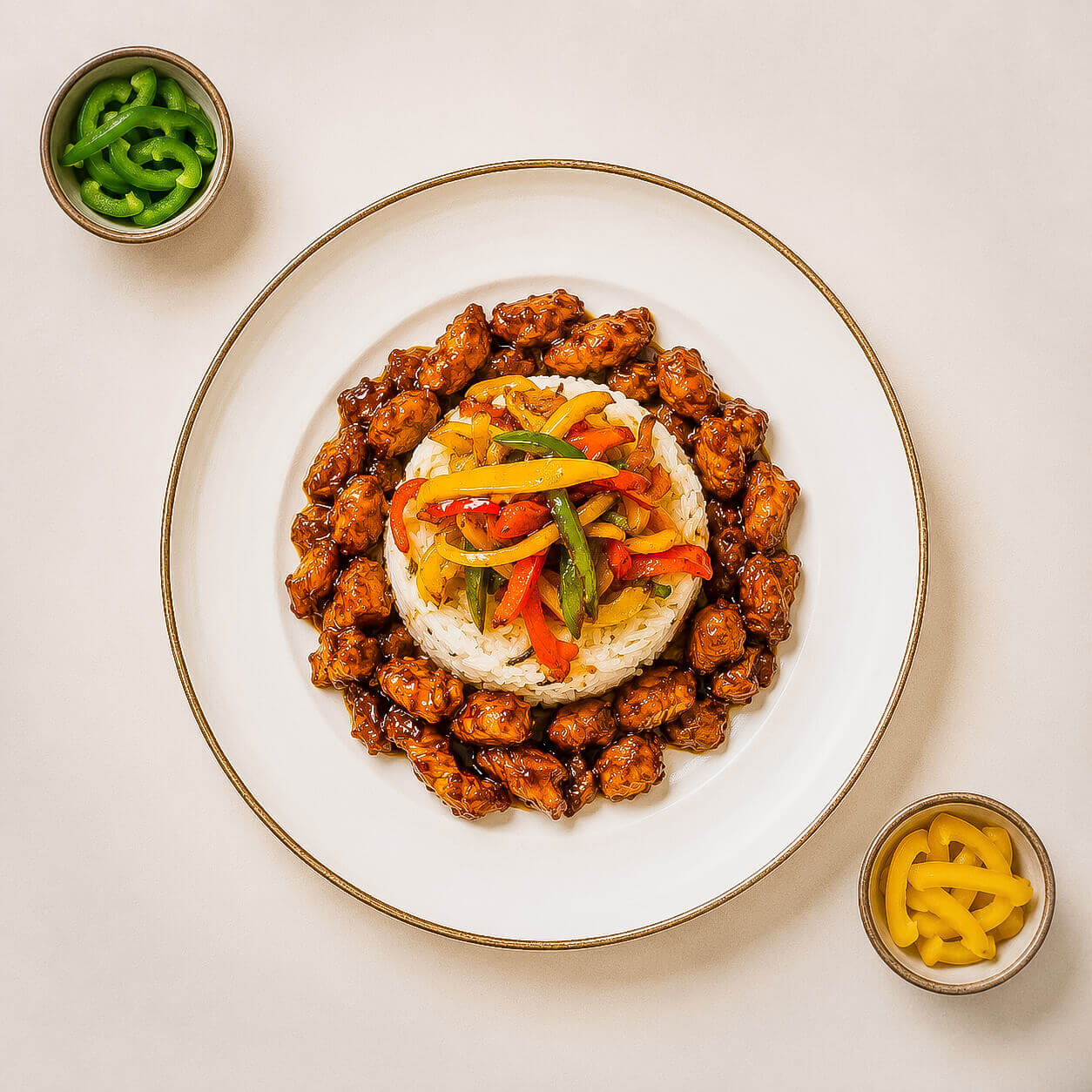 Risotto cu piept de curcan caramelizat