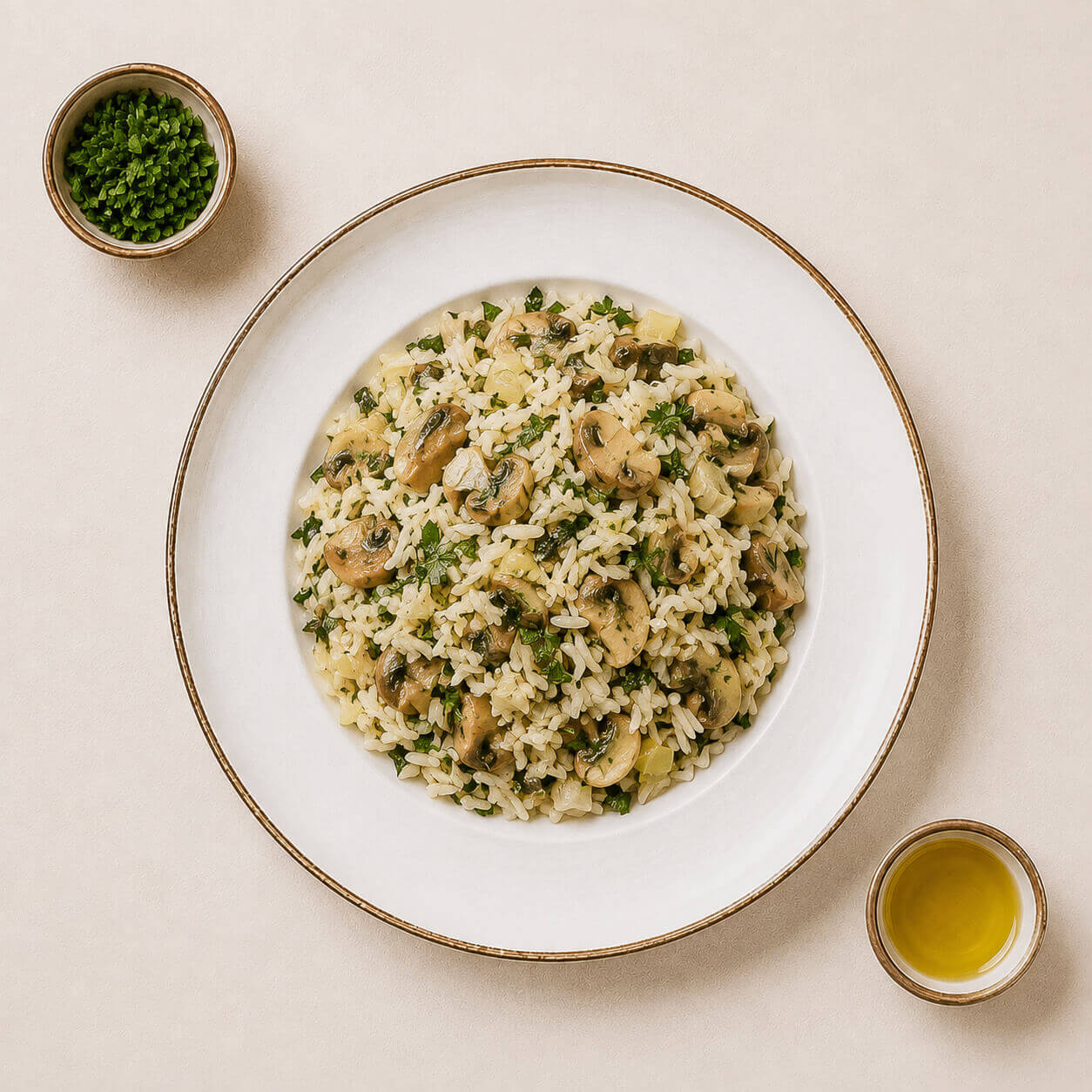 Risotto cu ciuperci și trufe