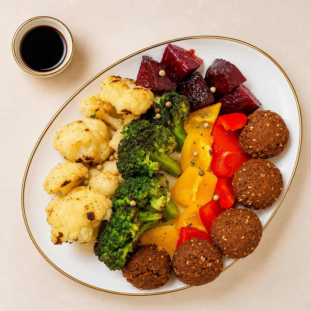 Platou vegetarian 2